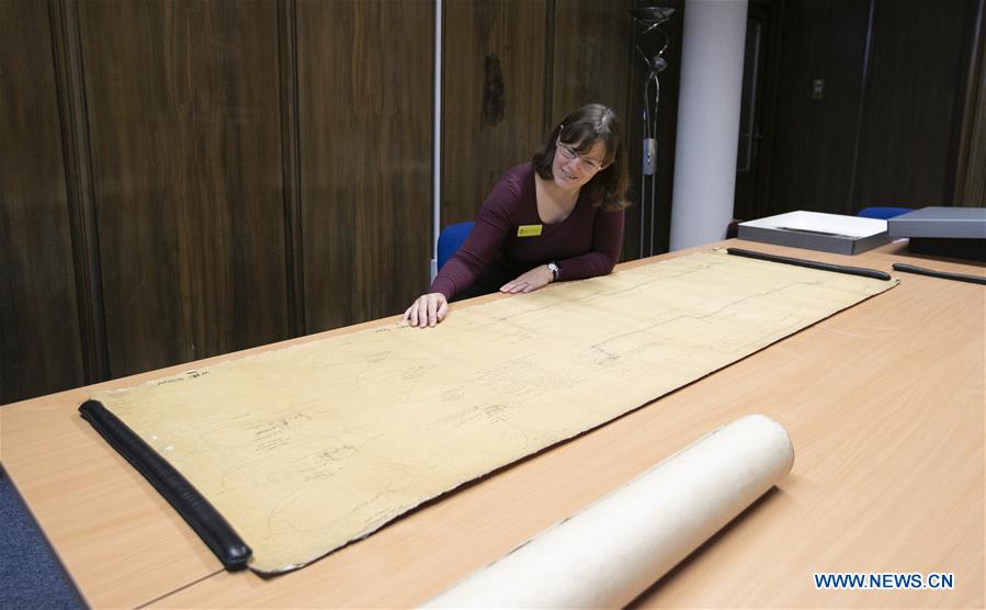 BRITAIN-NEWCASTLE-WARSHIP-NEWLY DISCOVERED PLANS