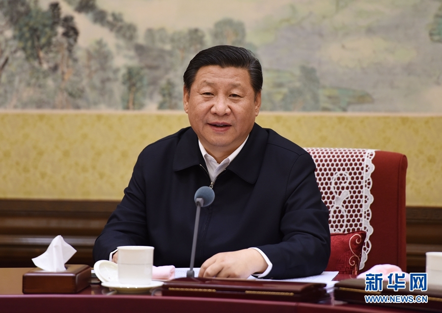 12月28日至29日，中共中央政治局召開專題民主生活會(huì)，對(duì)照檢查踐行“三嚴(yán)三實(shí)”情況，討論研究加強(qiáng)黨風(fēng)廉政建設(shè)措施。中共中央總書記習(xí)近平主持會(huì)議并發(fā)表重要講話。新華社記者 李學(xué)仁 攝 