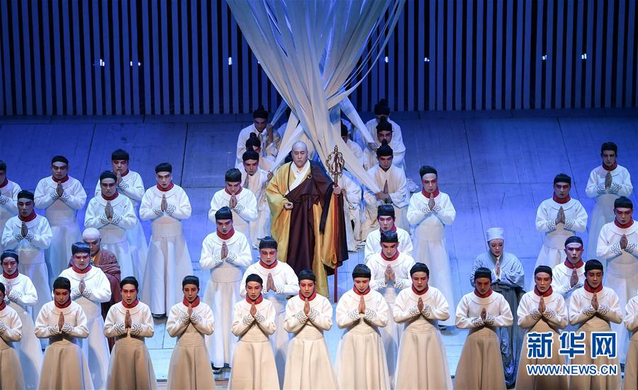 (文化)(1)史詩(shī)歌劇《鑒真東渡》在臺(tái)灣新北上演 (文化)(1)史詩(shī)歌劇《鑒真東渡》在臺(tái)灣新北上演