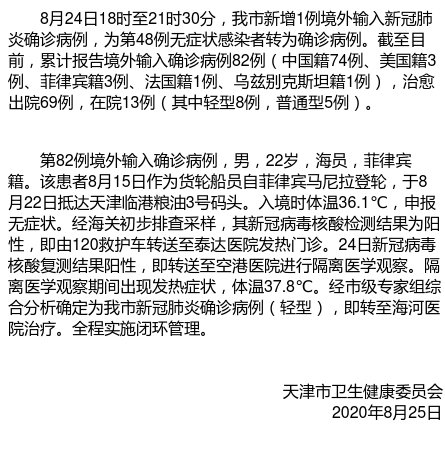 圖片來源:天津市衛生健康委員會官方微博 點擊進入下一頁