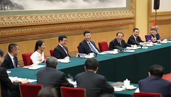 在甘肅團，習近平響鼓重錘