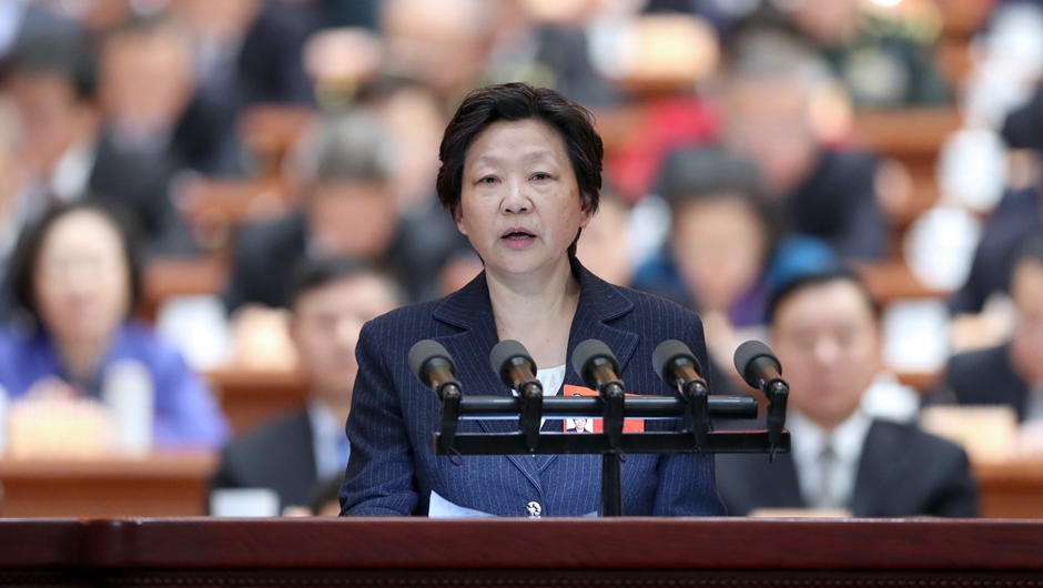 全國政協人口資源環境委員會副主任,九三學社中央副主席 印紅